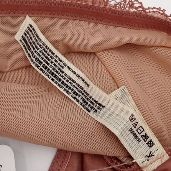 Free People Camila Bandeau Lace Bralette Vintage Rose Pink - Picture 10 of 15